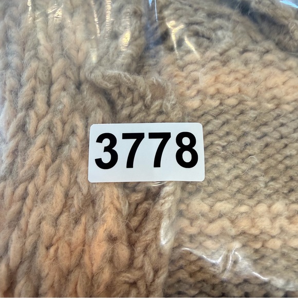 Free People Stripe Chunky Ruffled Cardigan Sweater Size Small 23778 - Picture 11 of 12